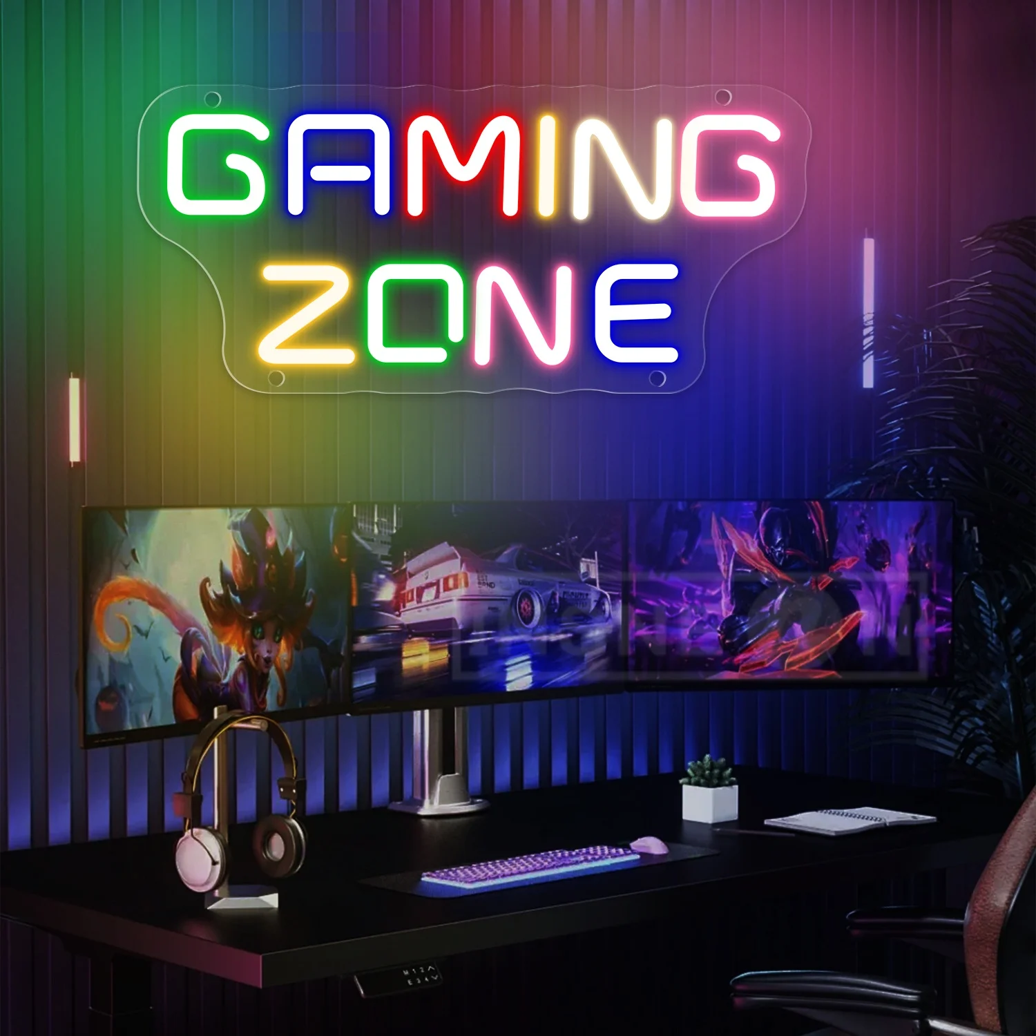 Gamer Room LED Neon Signs Light  For Game Room PlayStation Luminous Business Sign Teenagers Room Wall Decor Light Gamer Gift