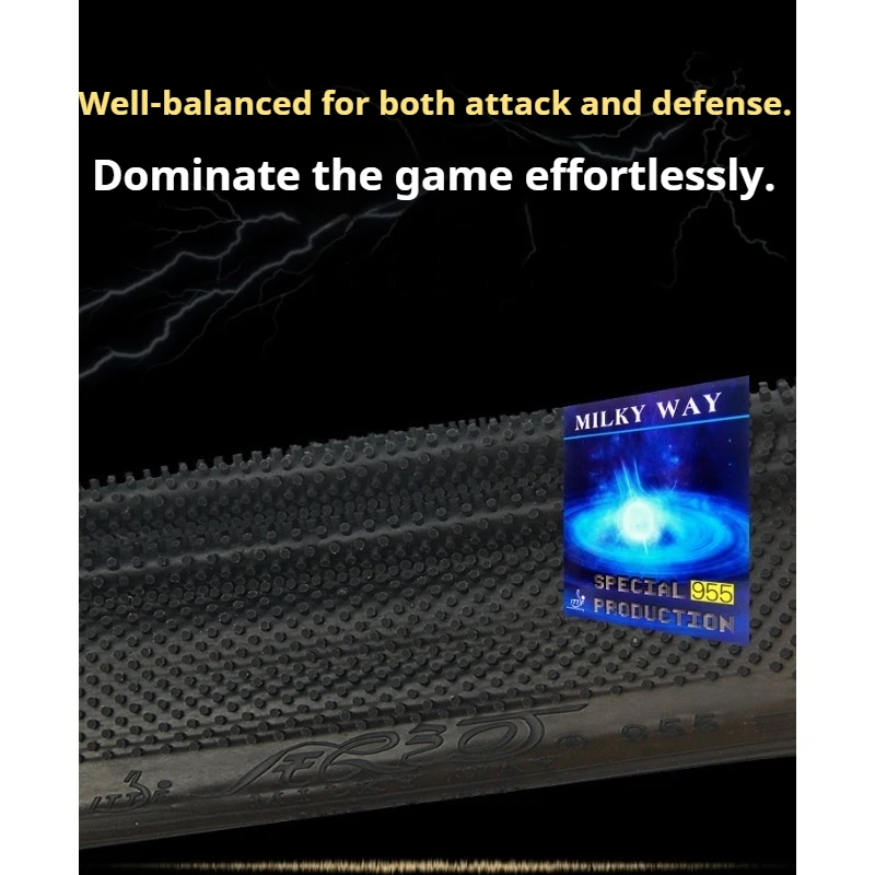 

Накладка для настольного тенниса YINHE 955, длинные шипы, средняя зернистость, OX, твердая и не твердая, супер неожидаемая и долговечная