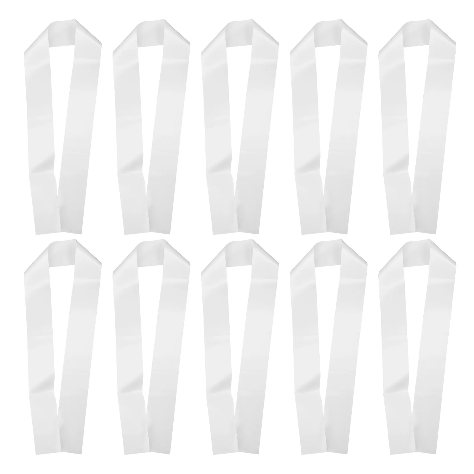

10 Pcs Blank Ceremonial Shoulder Straps Maternity Sash for Baby Shower Cake Decorations Birthday Women Sashes Luminous Happy