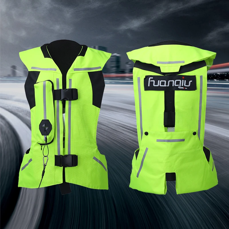 Second Generation Reflective Airbag Safety Jacket for Horse Riding and Motor Racing Reusable the Tail Vertebra Protection