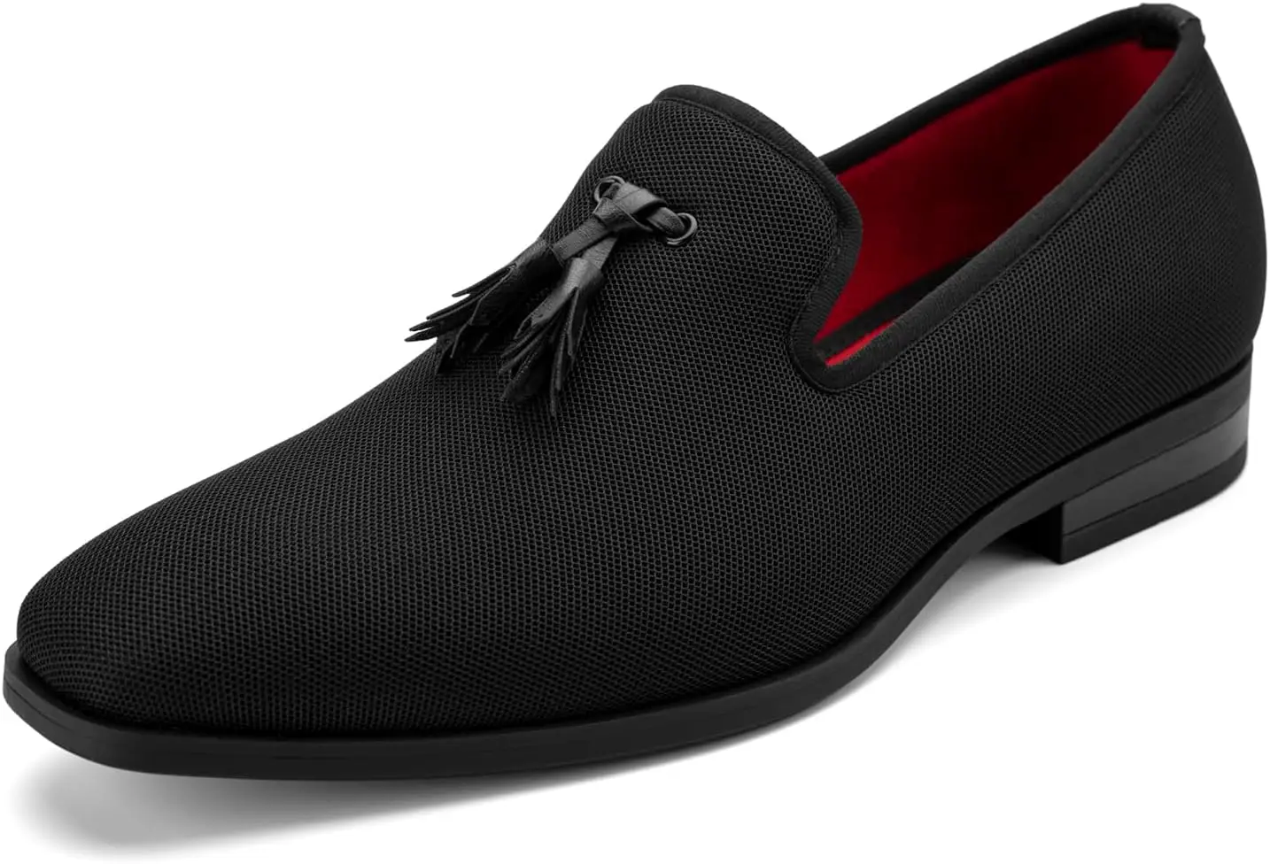 Meijiana Men\'s Black Slip-On Mesh and Leather Casual Shoes Size 12 Meijiana Men main image 3