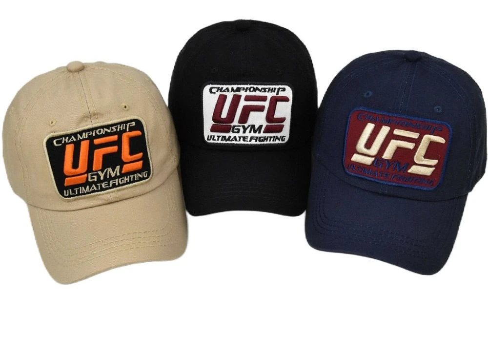 UFC Plaid Baseball Cap Mesh Trucker Hat Unisex Men Women Adjustable Fashion Dad Hat Outdoor Sports Casual