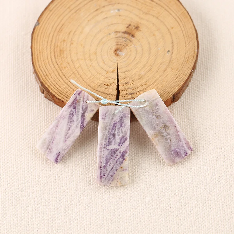 

AAA+ B&F Sugilite Earring Beads for Jewelry Making, Handmade Natural stones beads, Stones for jewelry Making Supplies
