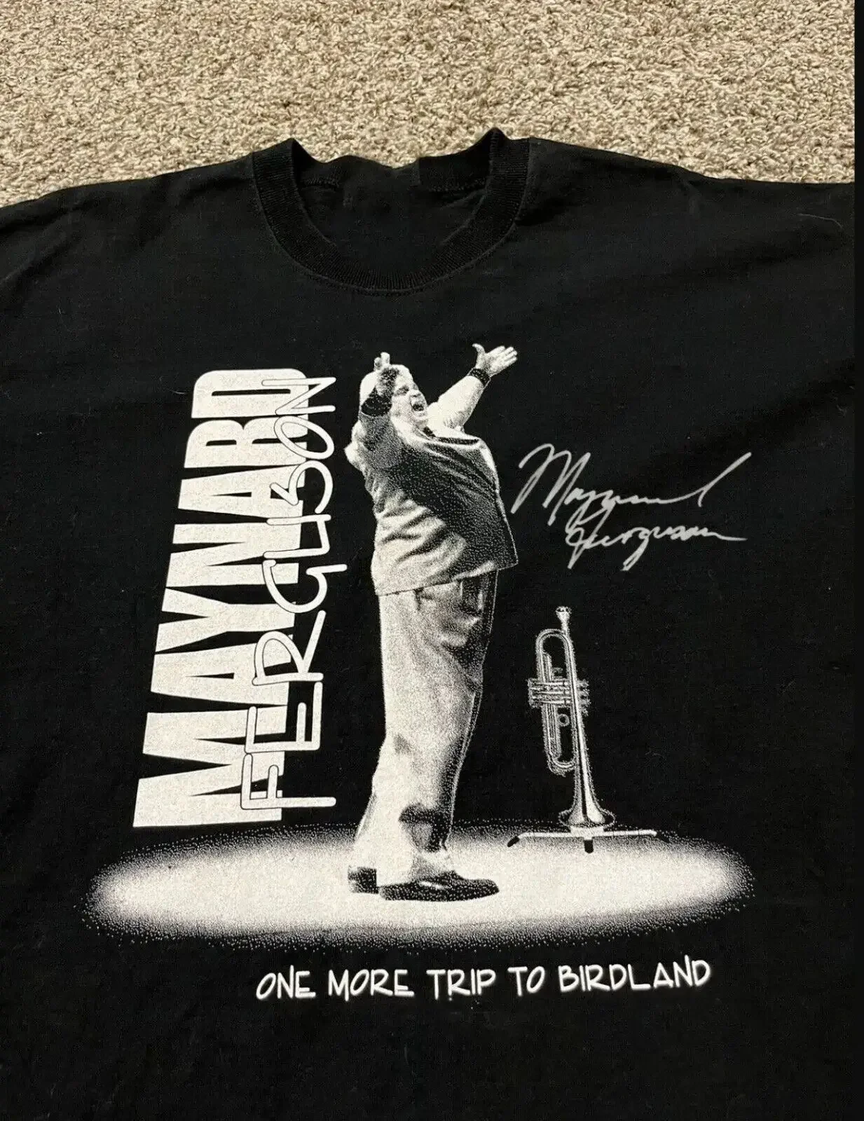 Unisex T-shirts for Men Women Summer Tees Cotton Luxury brand vintage oversizedRare 1977 Maynard Ferguson Tour Gift For Fan Unis