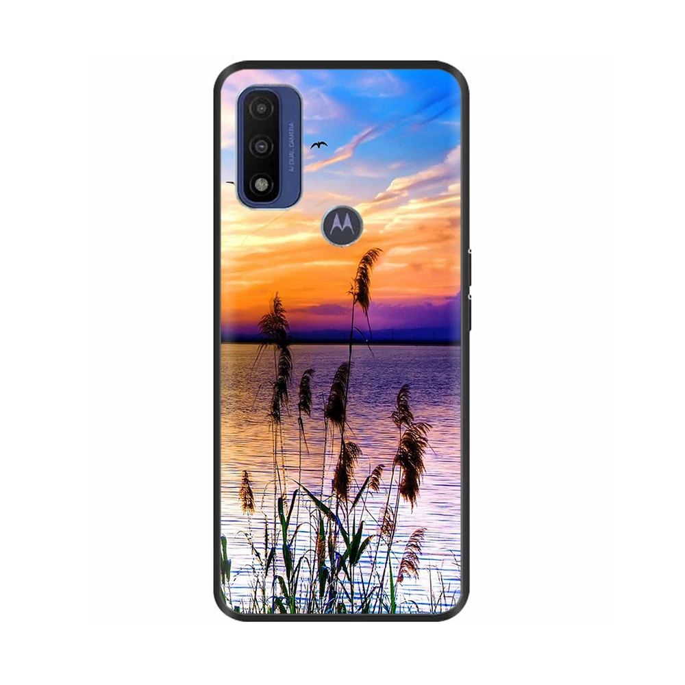 For Motorola Moto G Pure Case Painted TPU Bumper Back Cover For Moto G Pure Protect Coque Fundas Lion Cover For Moto GPure 2021