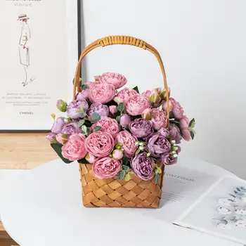 Silk Peony Flower Bouquet 3