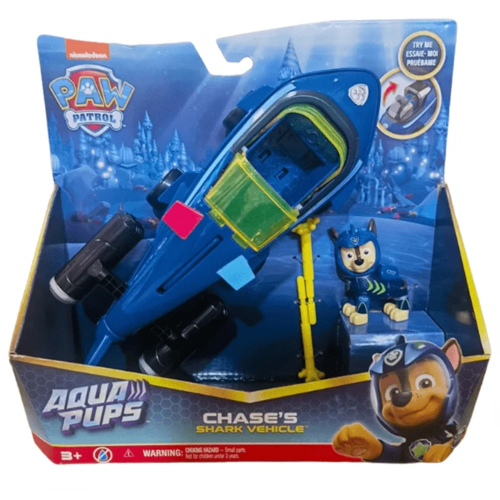 Paw Patrol Aquatic Dog Archie Rescue Car Tiantian Ocean Aircraft Carrier Giant Whale Patrol Boat Toy