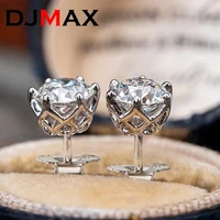 Premium 0.5-2ct Moissanite Diamond Stud Earrings for Women Orginal 925 Sterling Silver Screw Back Women Moissanite Earring 2026 - Image 2