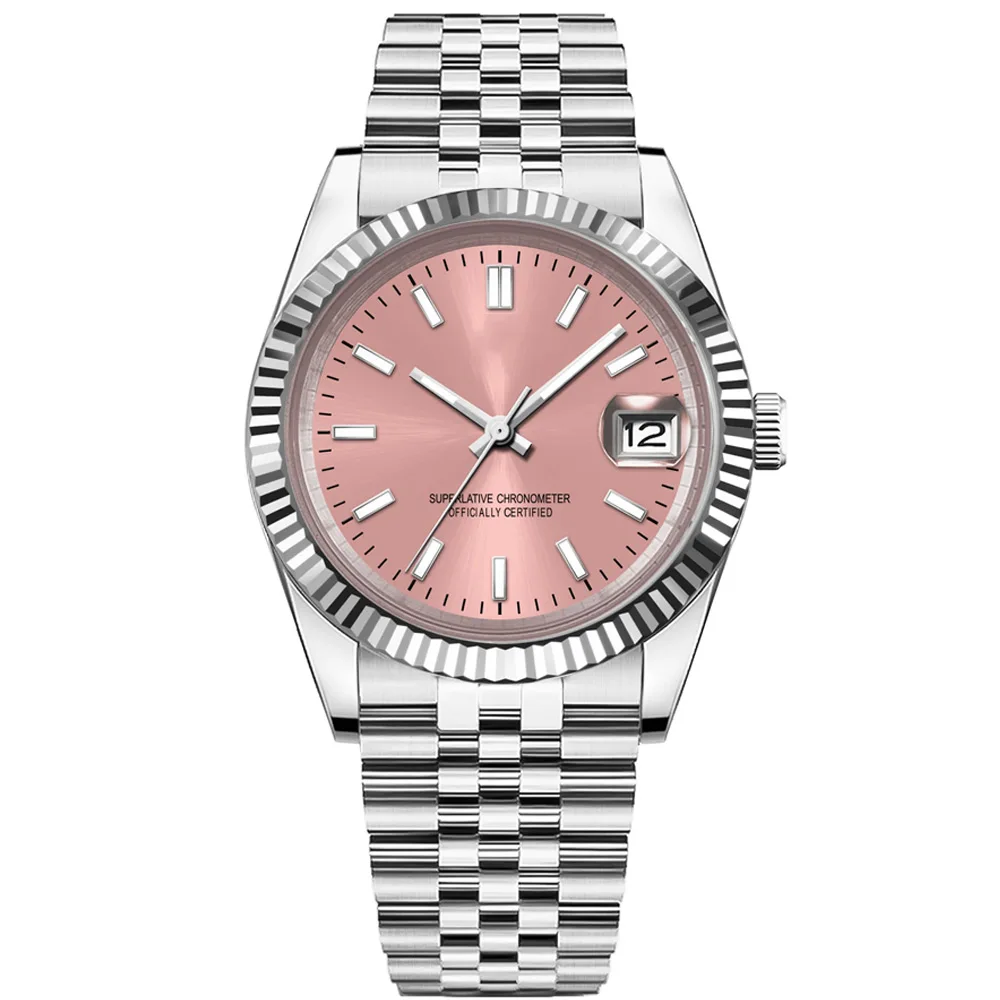 36/39mmLogo personalizzato Orologi Orologio da polso meccanico automatico di lusso da uomo Orologio impermeabile in acciaio inossidabile con vetro zaffiro
