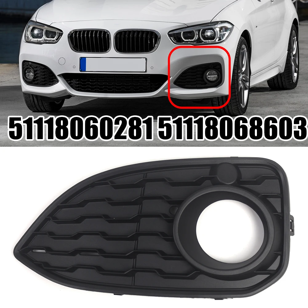 Efficiently Designed Left Front Bumper Grill Cover Fits All Relevant For BMW 1 Series Variants Easily Installed