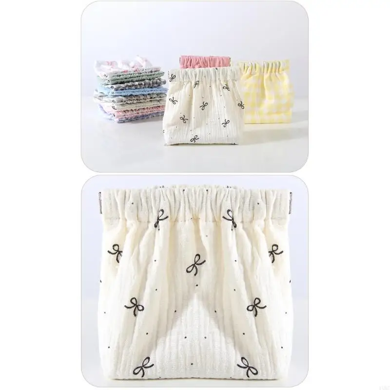 

Cotton Automatic Closure Storage Pouches With Unique Print For Baby Wipes 4XBC