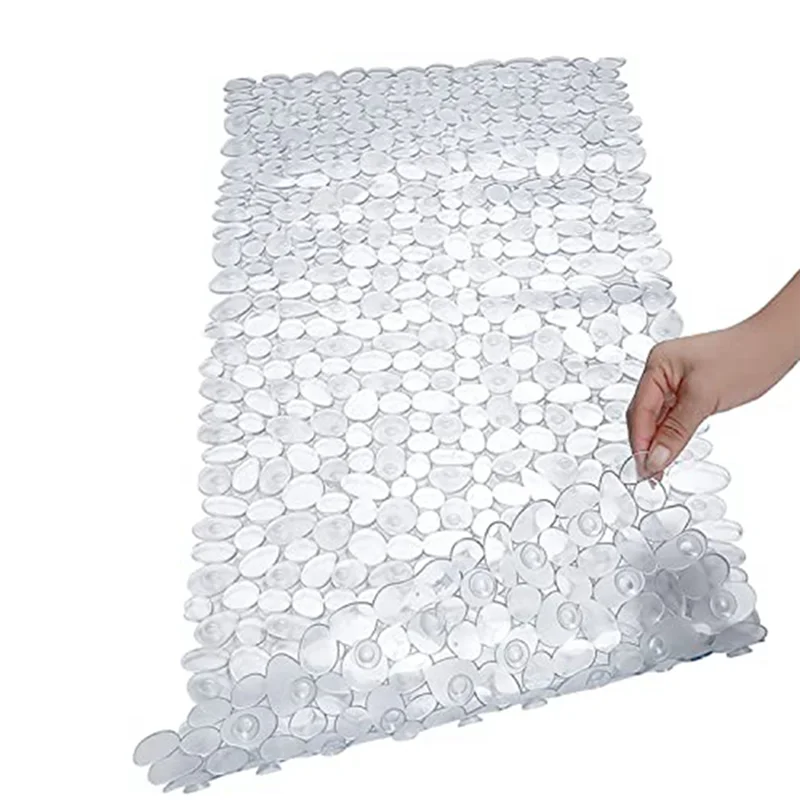 Pebble Bath Mat Bathroom Anti-Slip Mat For Bathtub To Anti-Slip Bathtub Mat In Shower (Grey)-AT64