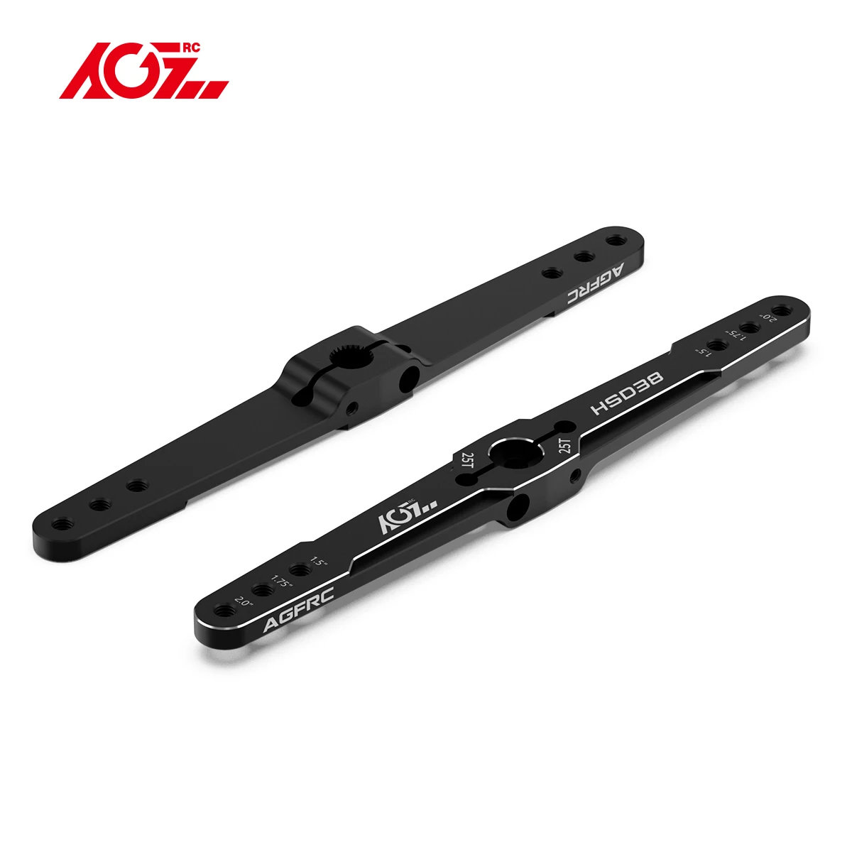 AGFRC HSD38 CNC alumínio 25T braço de direção servo chifre para avião a gás e RC