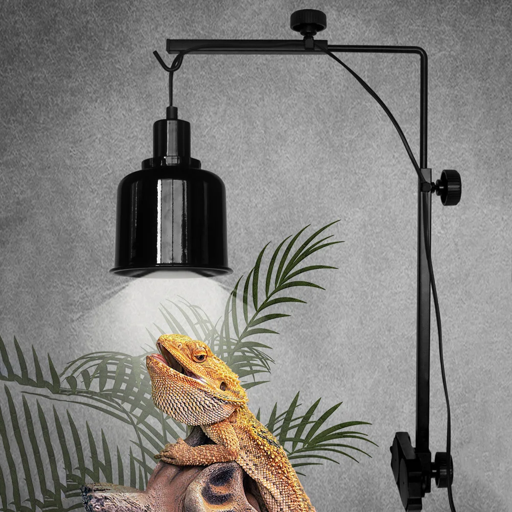 

Reptile Terrarium Stand Turtle Tank Decor Adjustable Lamp Holder Sturdy Bracket for Various Pet Tanks Versatile Design