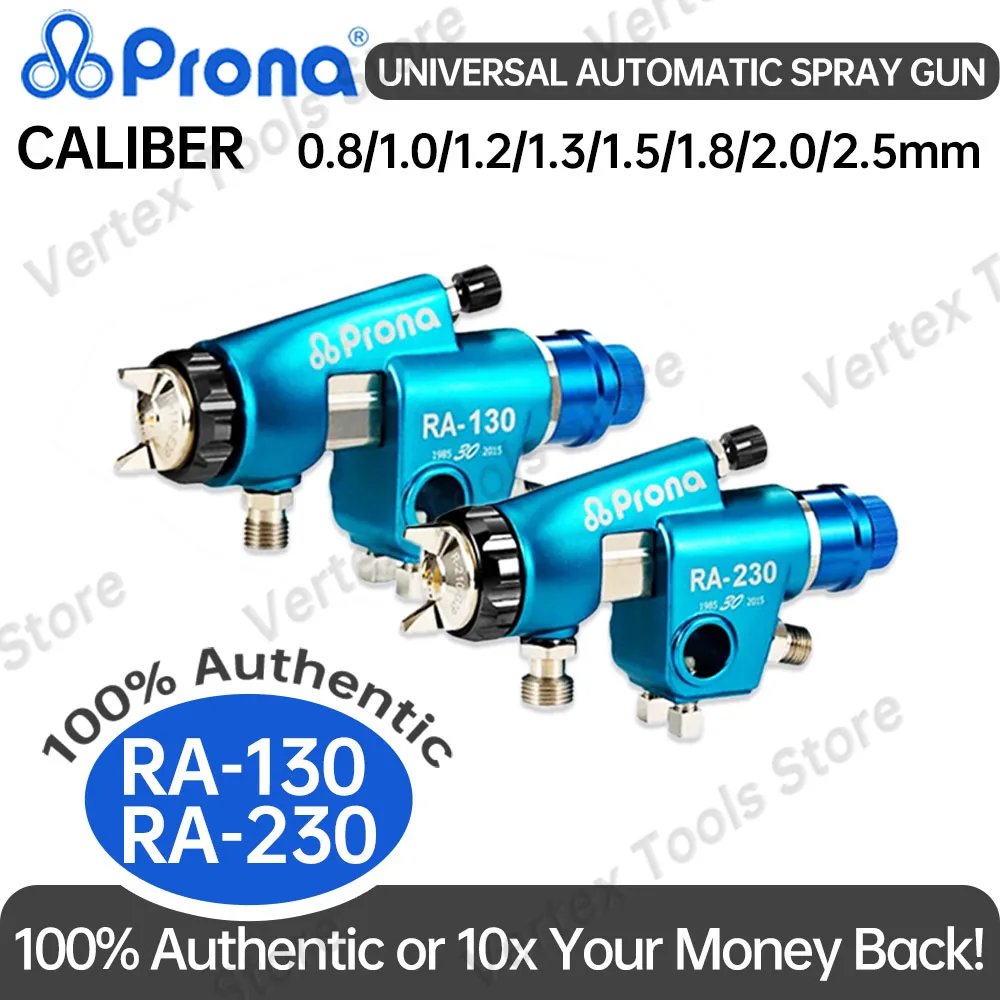 TaiwanProna RA-130 230 Universal Air Paint Spray Gun Durable Topcoat Sprayer Tool for Woodworking Furniture Car Coating Workshop