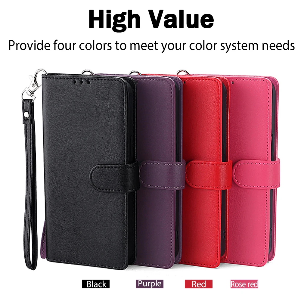 Protection Leather Flip Cover Bag Case For Vivo Y15S Y15A Y15C Y16 Y17s Y19 Y20i Y20S 2021 Y20T Y21S Y21A Y21T Y21E Y22S Y27s 4G