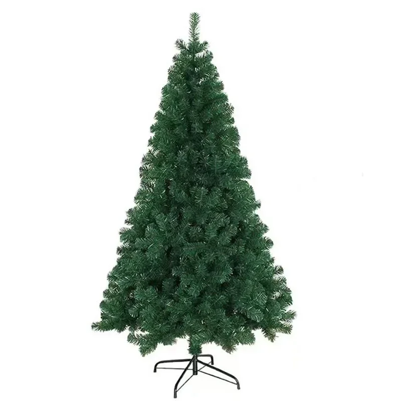 New Christmas tree ornament encrypted PVC hotel floor flocking folding simulation Christmas tree decoration decoration