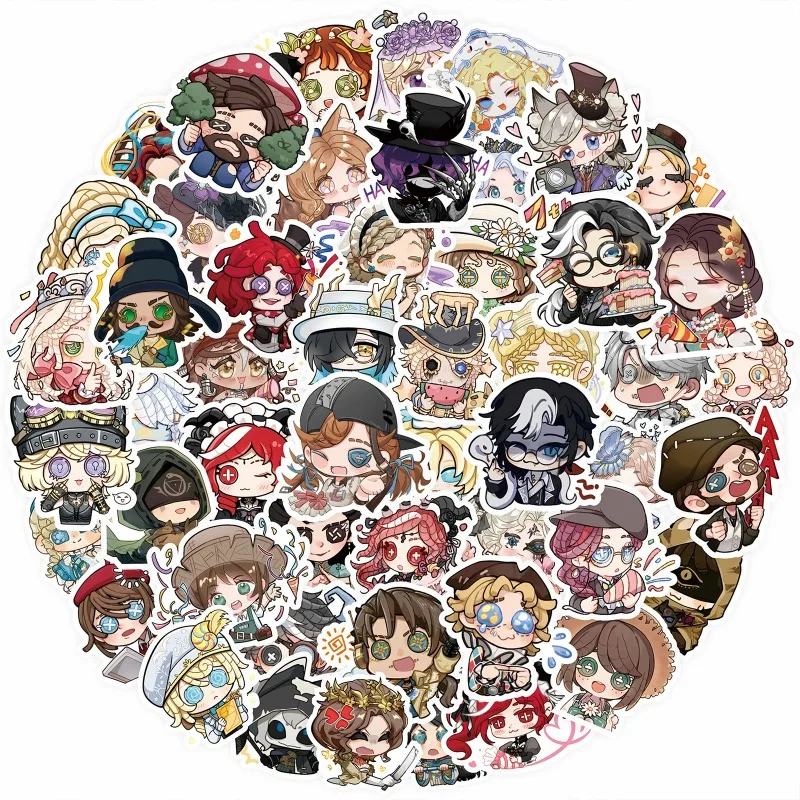 100枚入り 漫画風 個性的なアイデンティティV クリエイティブな落書き風 デコレーションステッカー