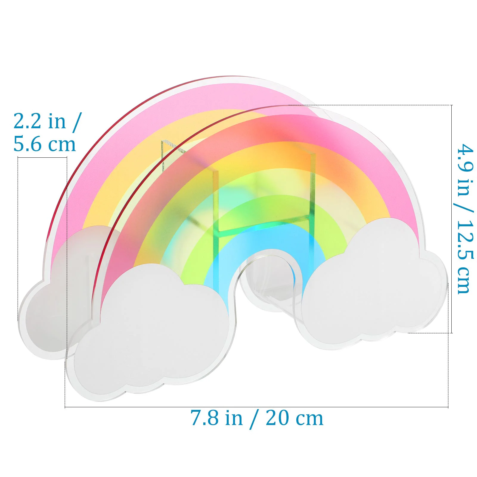 Tárolására Rainbow Tollhegy edény Veder jogosultja Irón akril ecsettel Izzítócsésze állvány Kreatív Szervező Pulc