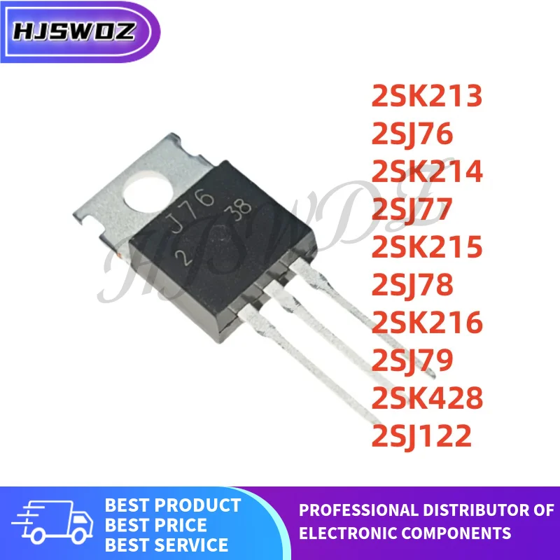10Pcs/lot TO-220 2SJ77 2SK214 2SK428 2SJ76 2SJ122 2SJ79 2SJ78 2SK215 2SK216 2SK213 J77 K214 K428 J76 J122 J79 J78 K215 K216 K213