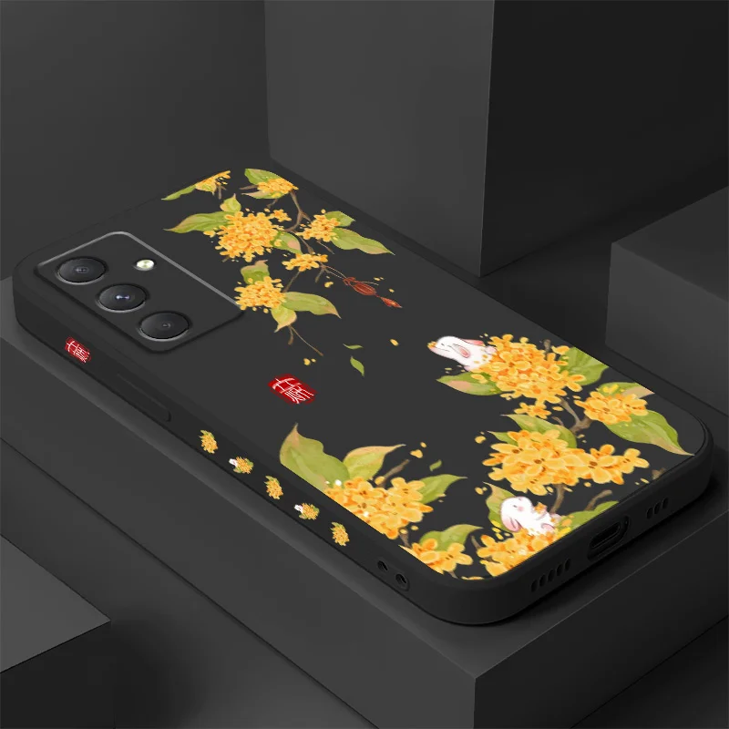 

Osmanthus Rabbit Phone Case For Samsung Galaxy A55 A35 A25 A15 A56 A36 A26 A16 A06 A05 A05S A54 A34 A24 A14 A04 A04S A04E 4G 5G