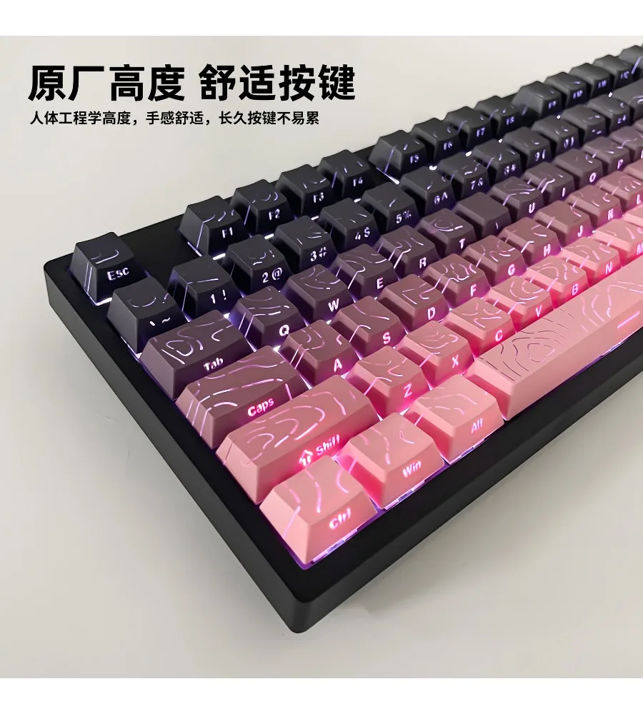 Keycap Personality Original height PBT two-color injection molding Suitable for a variety of mechanical keyboard contour