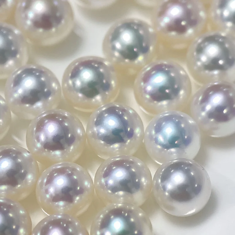 

Freshwater Pearl6-7mmAurora Perfect Round Almost Flawless Semi-Finished Loose BeadsdiyLoose Beads Surface Beads Mirror Finish