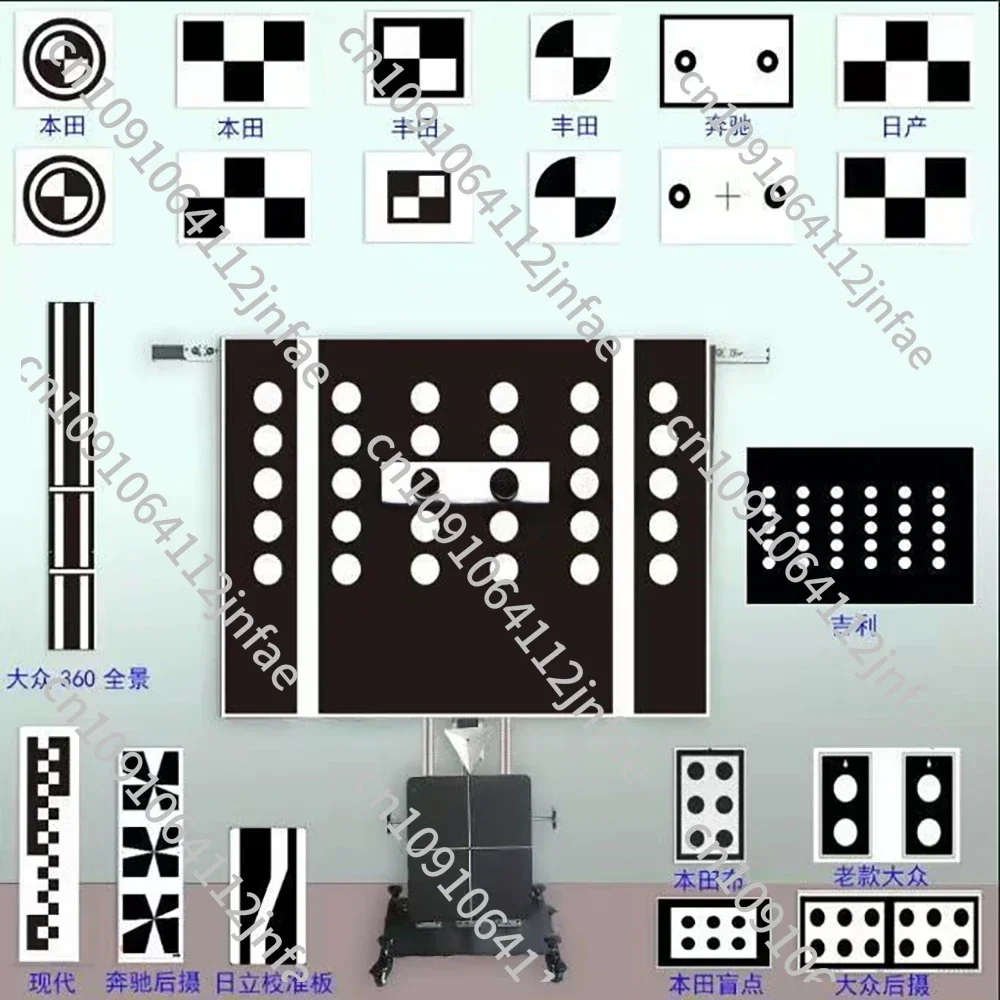 Acc Radar Corner Reflector Suitable for Toyota Honda Volkswagen Camera Calibration Tool ADAS Complete Set