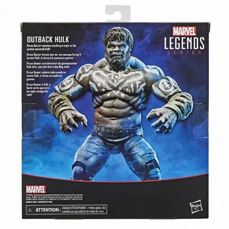 

Original Hasbro Marvel Legends Series Grey Hulk Anime Figures Models Toys