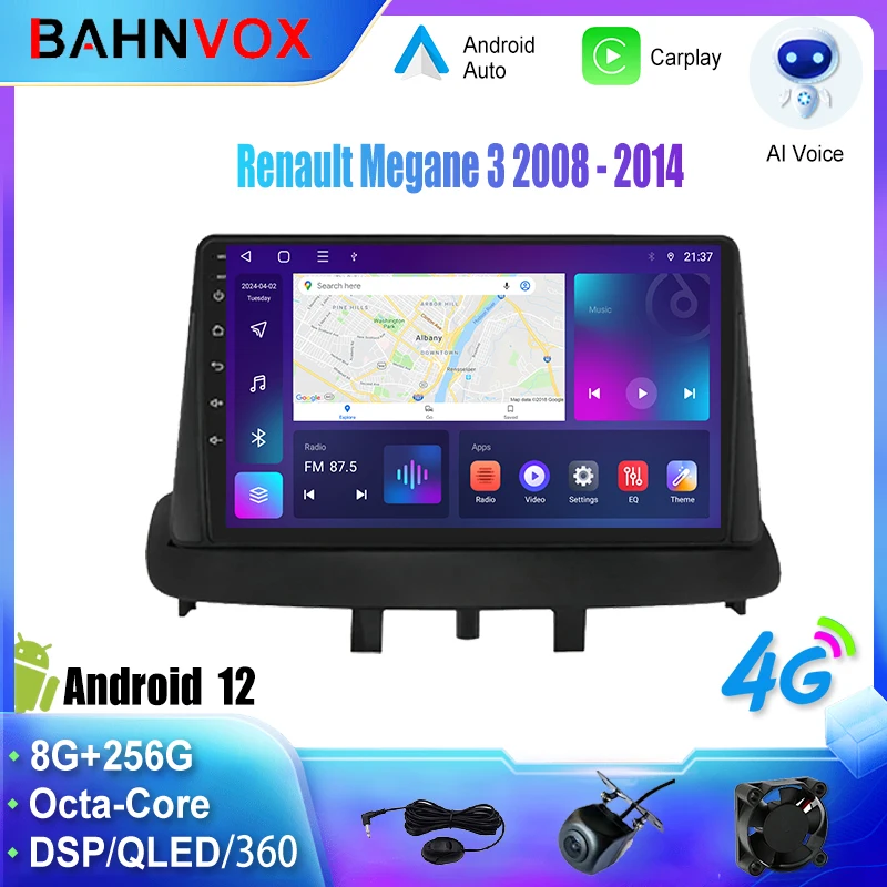 

9" Android Car Radio For Renault Trafic 2 For Renault Megane 3 2008 - 2014 GPS Navigation Multimedia Video Player