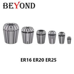 BEYOND ER16 ER20 ER25 Collet  Engraving Machine Chuck 0.005 0.008 Elastic Barrel Camp 1mm 2mm 20mm for CNC Milling Tool Holder