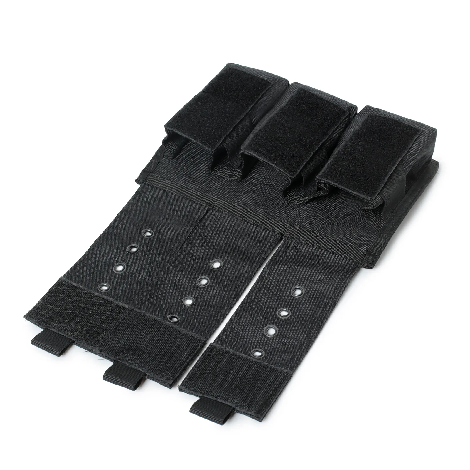 Tactical Double/Triple Magazine Pouch MOLLE Belt Compatible Mags Flashlights Quick-Release Ammo Holder for Hunting Range EDC