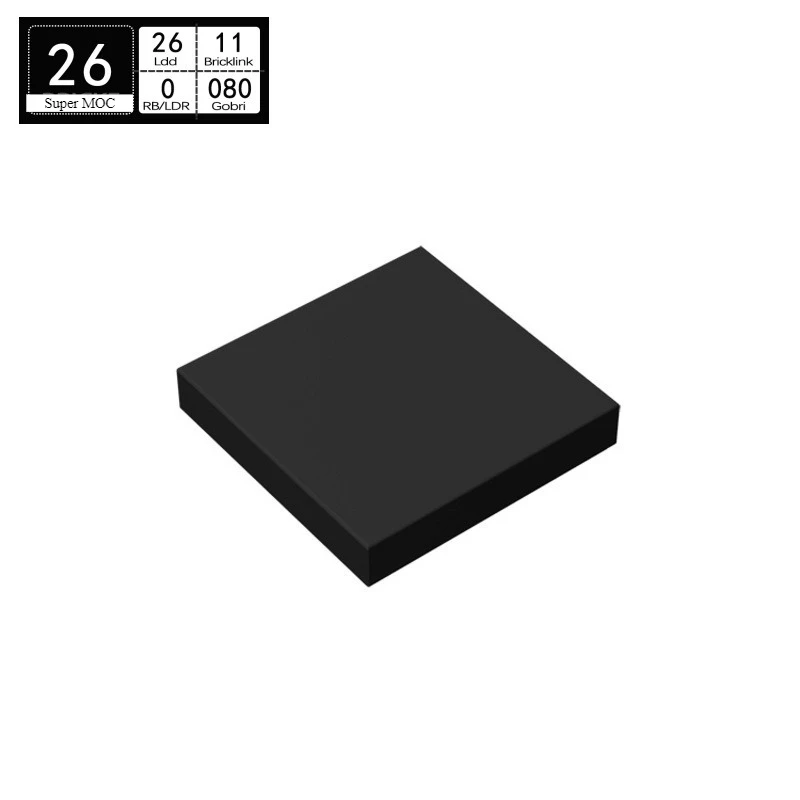 

10PCS Plate Modified Assembles Particles Tile 3068 2x2 Tire Kit High-Tech Board Light Panel Bricks Particle DIY Idea Toys