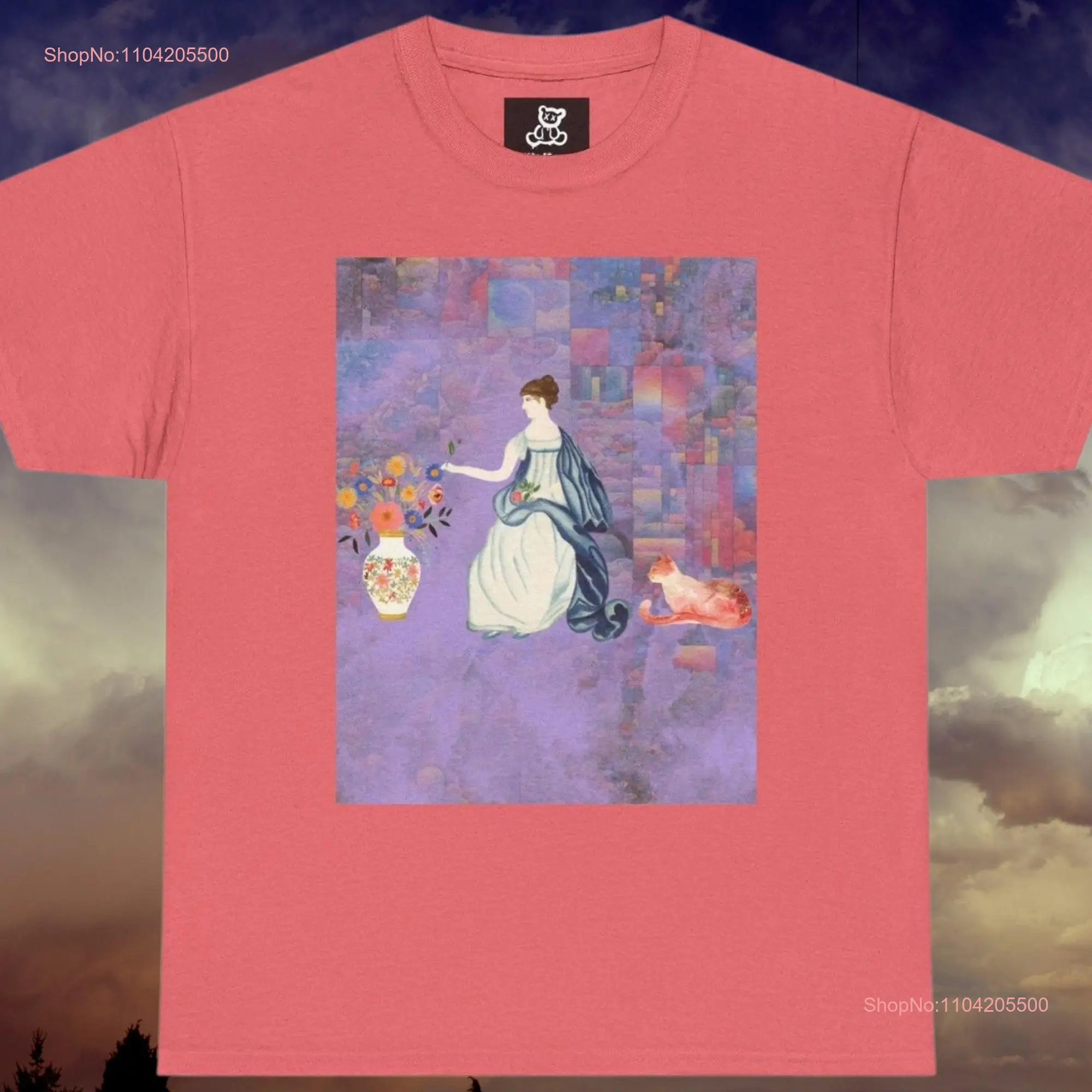 Renaissance Design T Shirt Original Art Inspired by Unique Artistic Fashion For Her long or short sleeves