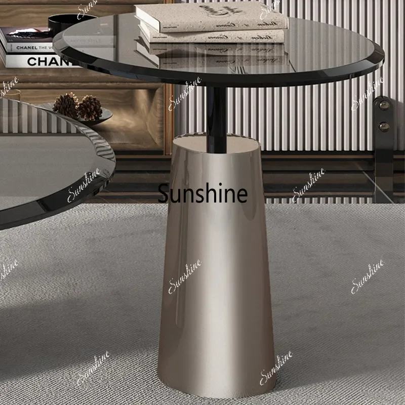 

Transparent Aesthetic Side Table Clear Unique Space Saving Minimalist Side Table Writing Dinner Couchtisch Living Room Furniture