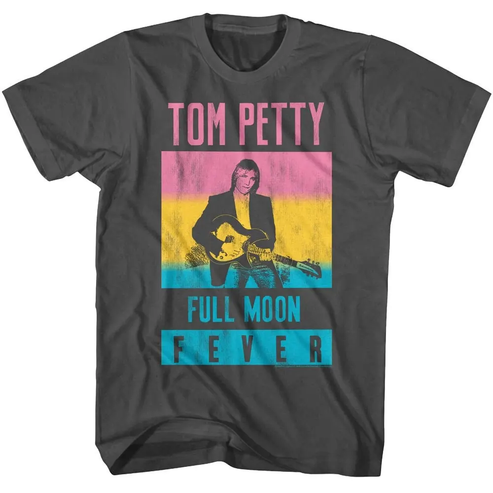 Tom Petty T Shirt Full Moon Fever Rock Concert Vintage Graphic Tees Summer Men's and Women's Loose and Breathable T-shirt Top