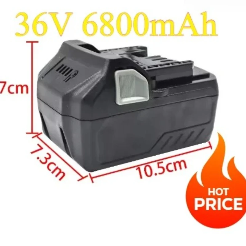 For HiKOKI Hitachi Metabo HPT MultiVolt 18V/36V 6.0Ah Lithium Battery , Replacement BSL36B18 High Capacity Cordless Tool Battery