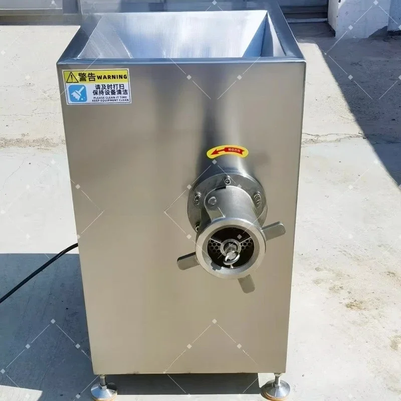 Industrial 300-500kg/h electric stainless steel meat slicer frozen fish pork grinder grinder