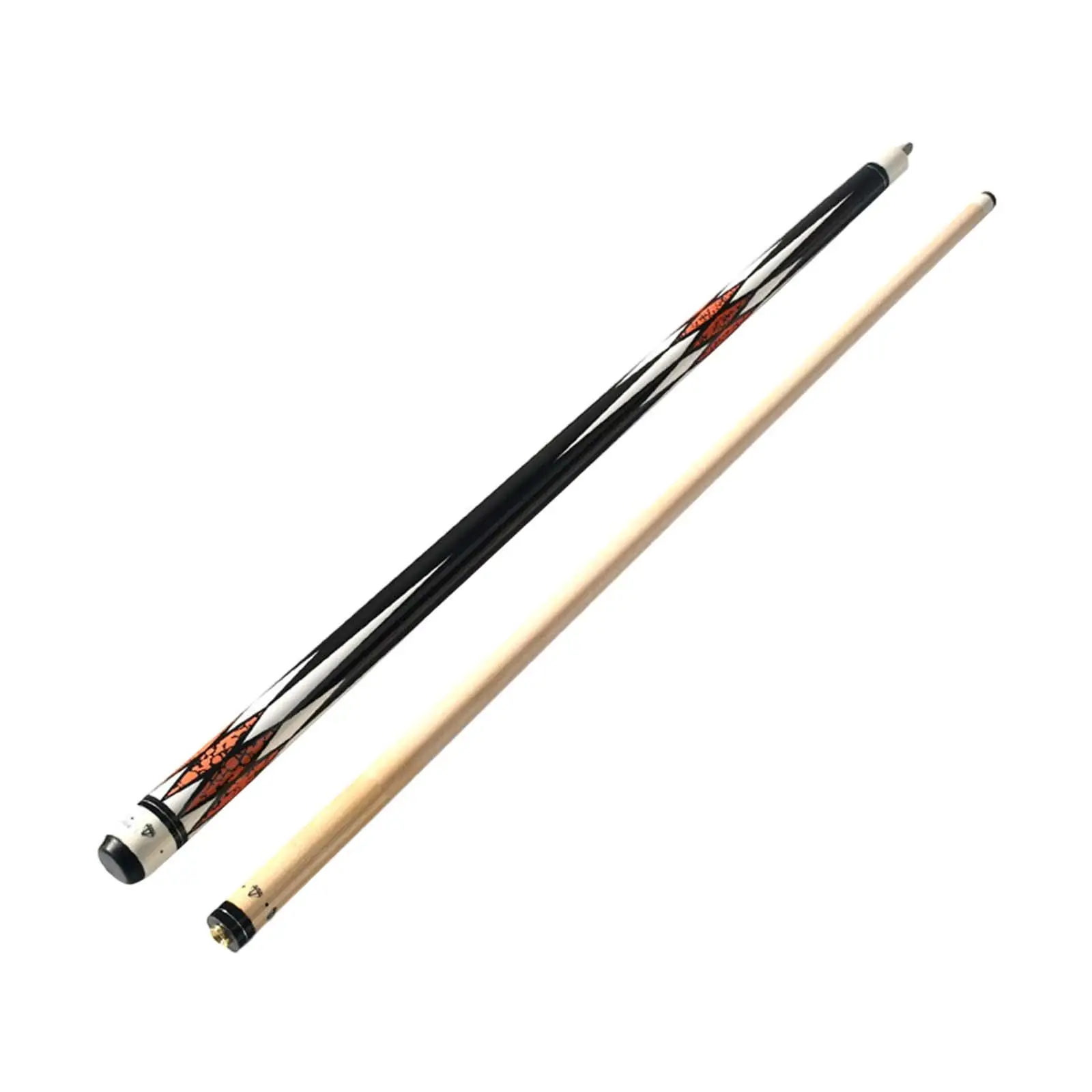 Versatile Billiard Cue 12.5 Mm Tip Wooden Pool Stick Two-section for Games Pool Sports Equipment