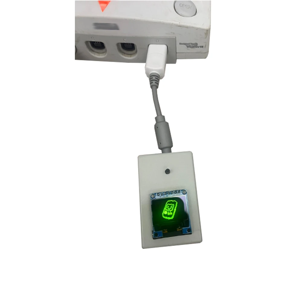 DC large capacity color screen visual memory card with screen display Dreamcast controller converter supports PS MD NGC SS game