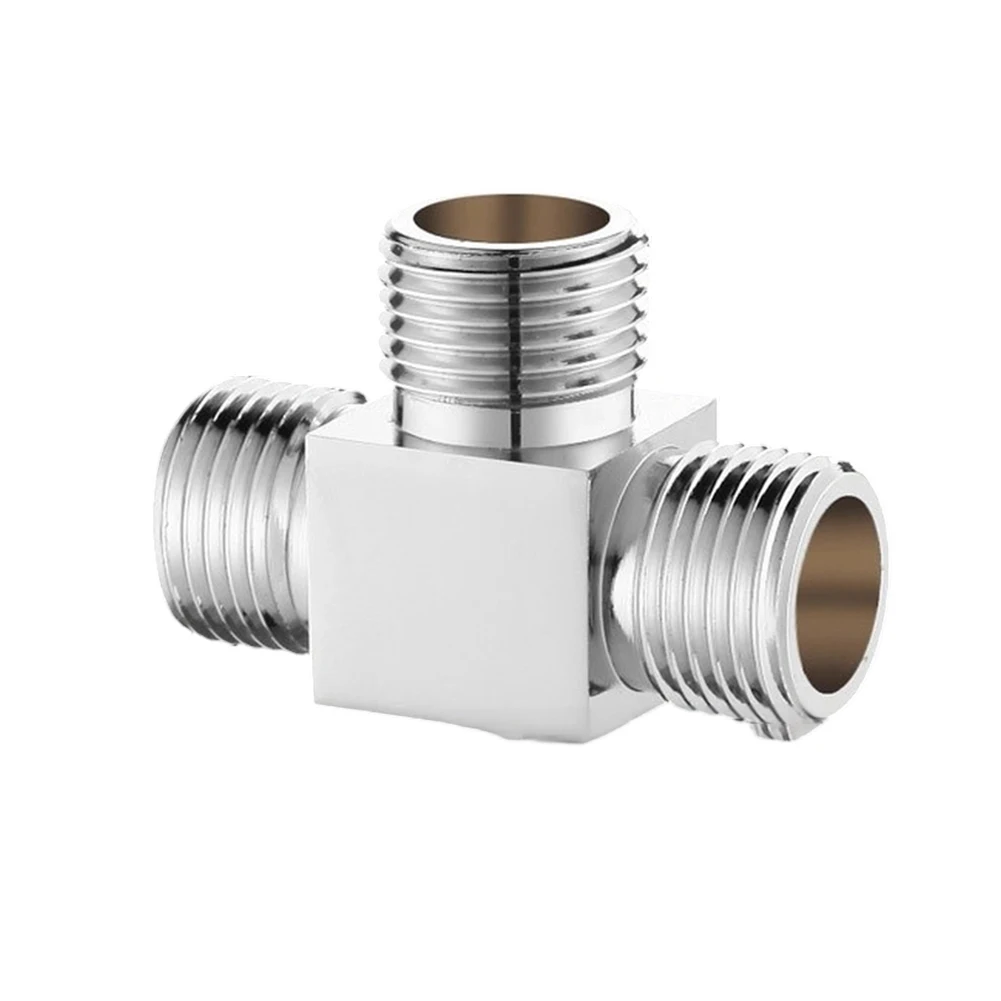 One In Two Out Water Diverter Valve Three Way Connector For Four Way Pipe Fittings Home Garden Irrigation System