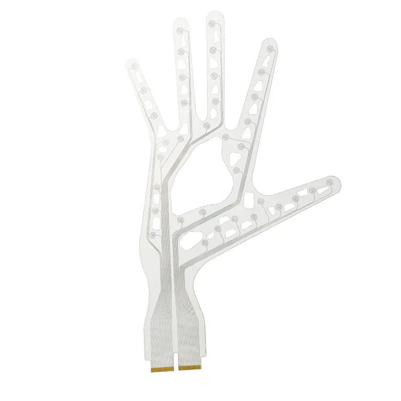 Hand-shaped Transparent PET FPC Interdigital Electrode Flexible Board Wearable Touch Sensor Prototype
