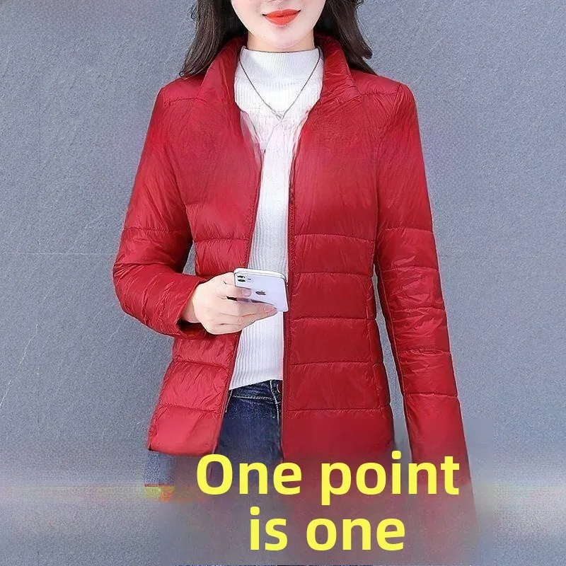 سترة نسائية خفيفة الوزن وقابلة للتنفس ومتعددة الاستخدامات من القطن لخريف وشتاء ملابس خارجية دافئة مقاومة للبرد