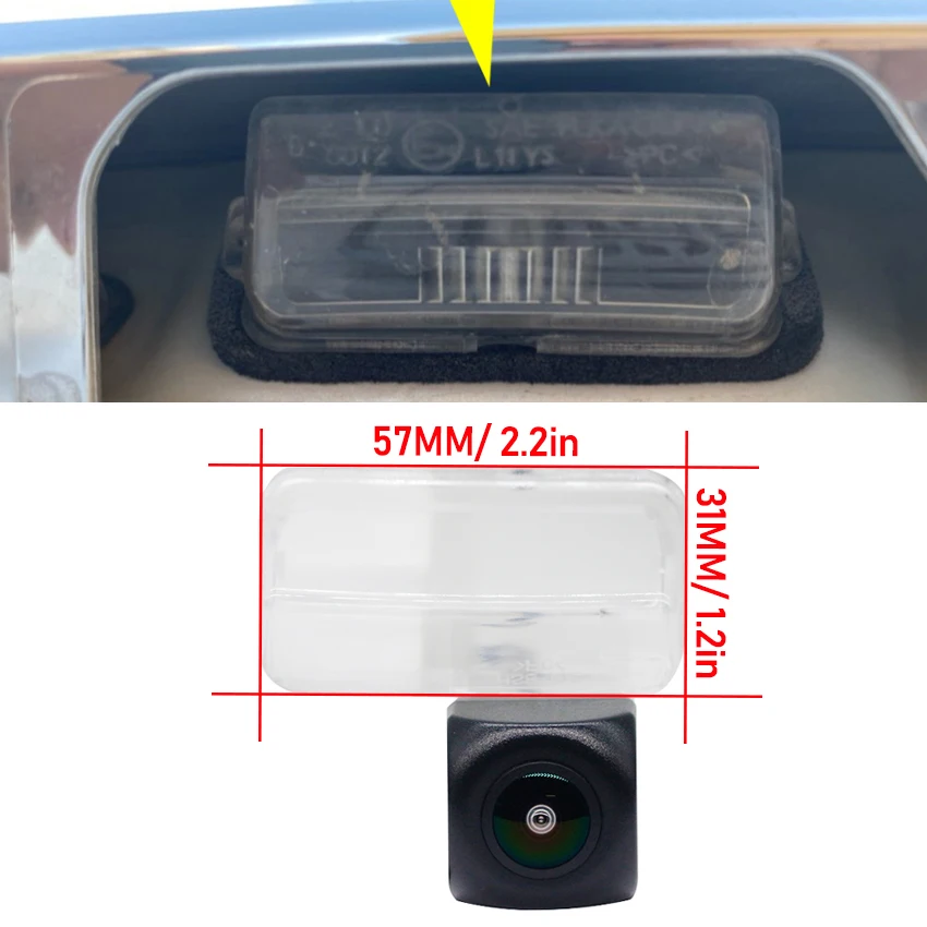 Rear View Camera For Citroen C4 / Picasso CCD Night Vision Backup Camera License Plate Camera / Reversing Camera