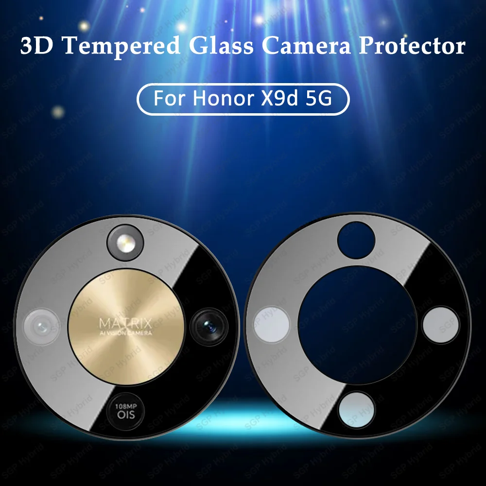 2 قطعة ثلاثية الأبعاد منحني حامي كاميرا الشاشة غطاء ل الشرف X9d عدسة حافظة زجاج واقي HonorX9d 5G العالمي 2025 عدسة الكاميرا فيلم #1