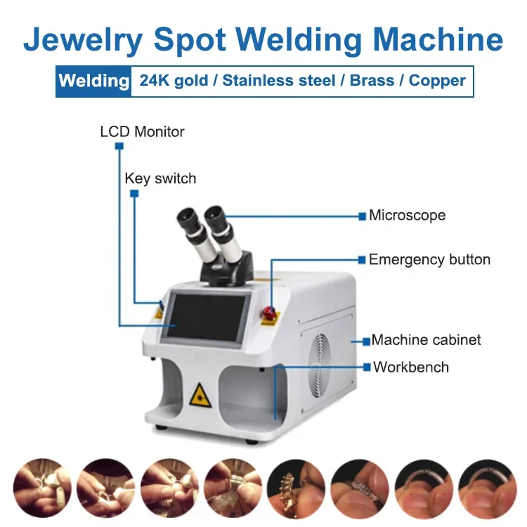 Jewelry Laser Welder 60W DIY YAG Gold Silver Platinum Jewelry Laser Spot Welding Soldering Repairing Machine