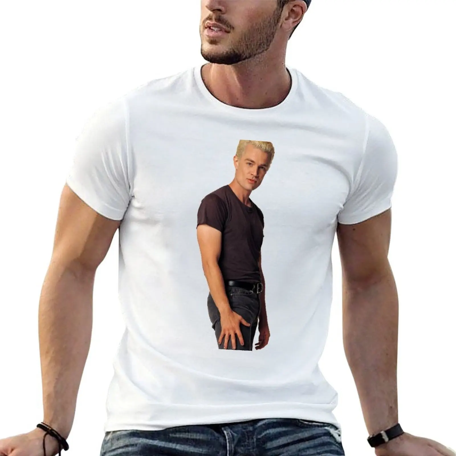 

BUFFY - SPIKE T-Shirt t shirts with prints mens graphic t shirts man t shirt designer T-shirt