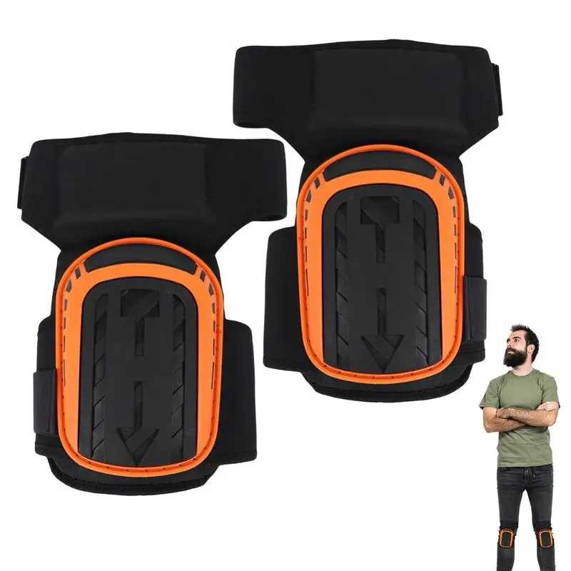 Professional Heavy Duty Knee Pads Gel Foam Knee Padding Adjustable Straps Anti-slip Knee Pads For Sports Working Construction