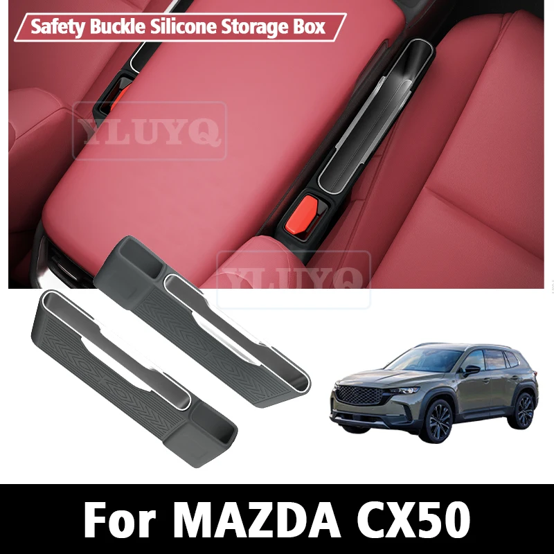 

Для Mazda CX50: боковой органайзер для сиденья, органайзер для ремня безопасности, сумка-органайзер для заполнения зазора между сиденьями, автомобильные аксессуары