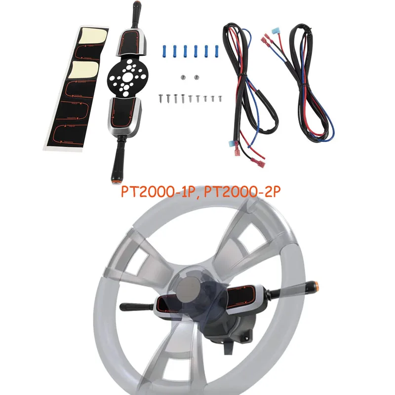 

PT2000-1P/2P Bezel Control Switch, Blinker Trim Control System Dual Function - Trim & Jack Plate Fit for Seastar Hydraulic,Cable